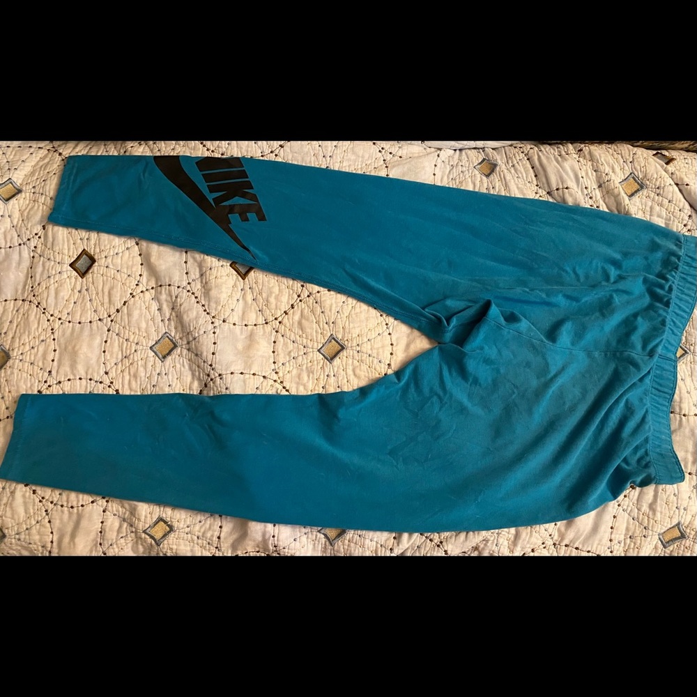 Blue Nike Leggings